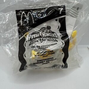 McDonald's Happy Meal‎ Toy Power Rangers Dino Thunder Yellow Ranger 2003 Toy #7